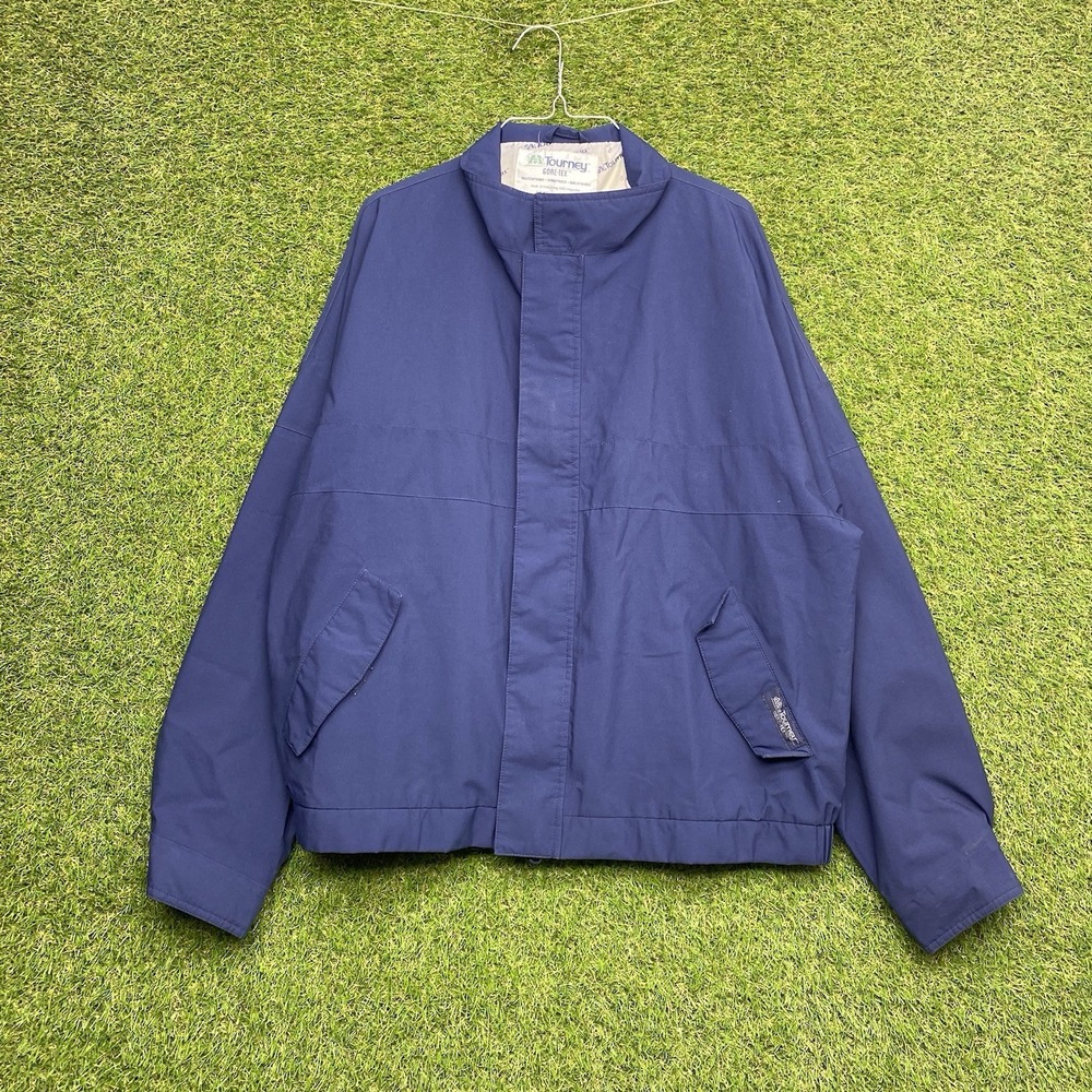 Tourney GoreTex Jacket Mens XL Waterproof Windproof Breathable Full Zip Golfing